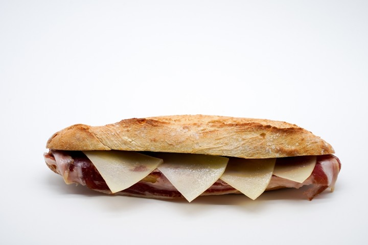 93. Iberic ham, Idiazabal cheese and Olive Oil (Rustic Bread)
