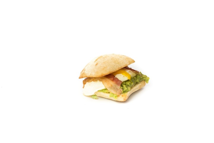 59. Fried Egg, bacon and avocado (Chapata Bread)