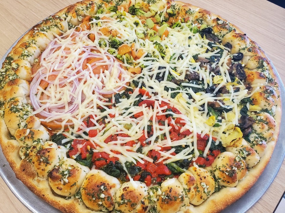 Vegan Veggie Pizza Sampler