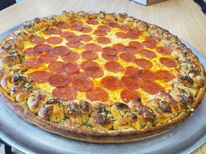 Pizza - Large Garlic Knot Crust (16")