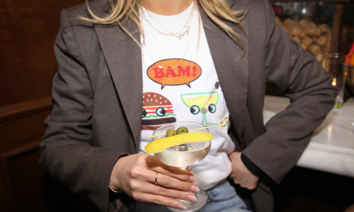 Burgers & Martinis "BAM" Tee Shirt