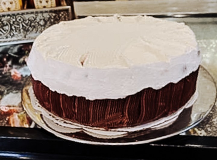 Tuxedo Chocolate Buttercream Cake