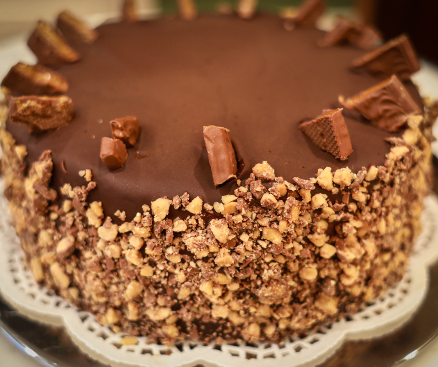 Chocolate Heath Bar Cake