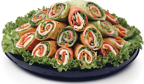 Platter of Hand Crafted Wraps