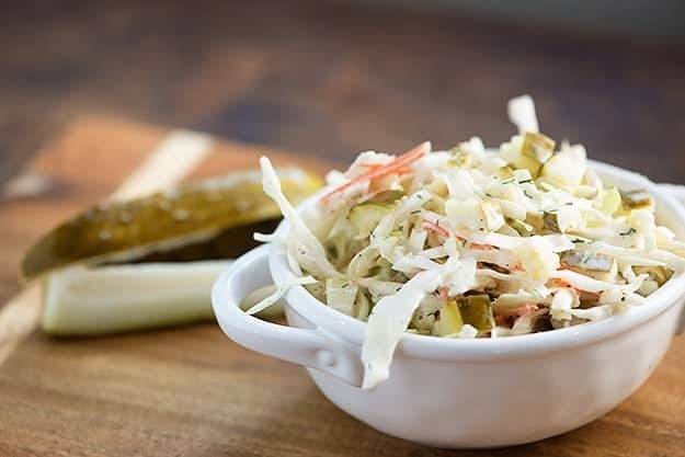 Cole Slaw & Kosher Dill Pickle Spears