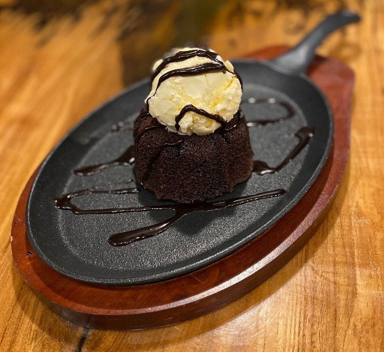 Chocolate Lava Cake with Ice Cream