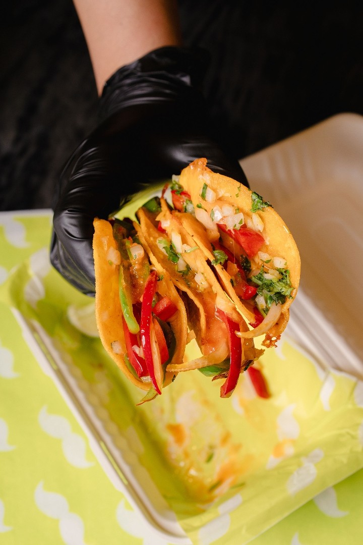 NEW! 3x Veggie Fajita Tacos