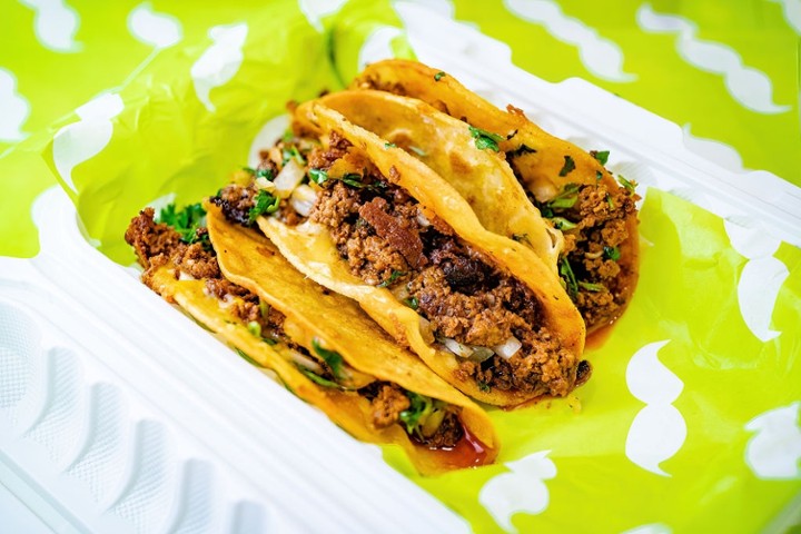 3x Chorizo Tacos