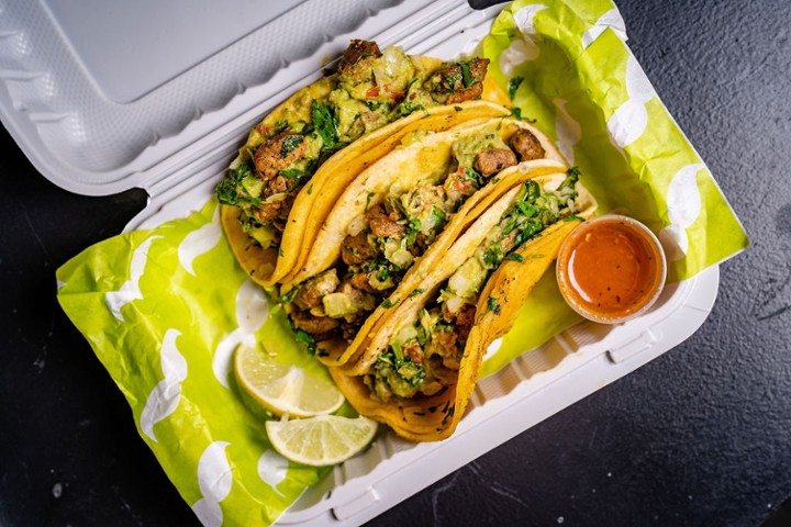 3x Vegan Chorizo Tacos