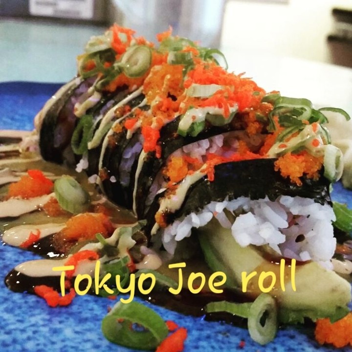 Tokyo 'Not Your Average' Joe Roll (tuna salmon avocado escolar)