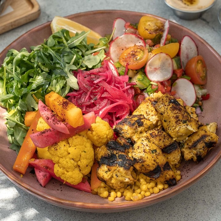 GRILLED SUMAC CHICKEN SHASHLIK BOWL