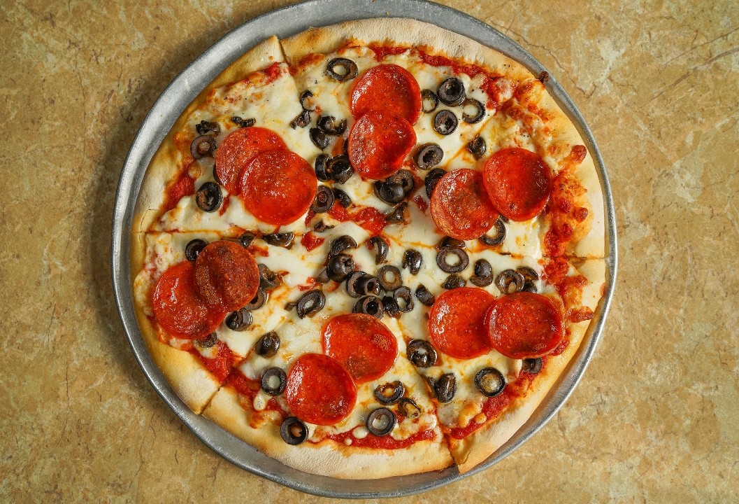 (10) 11" Pepperoni and Black Olives