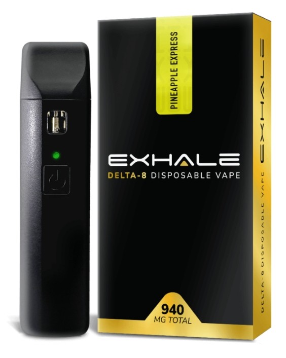 Exhale Delta 8 Disposable Vape 900MG Pineapple Express
