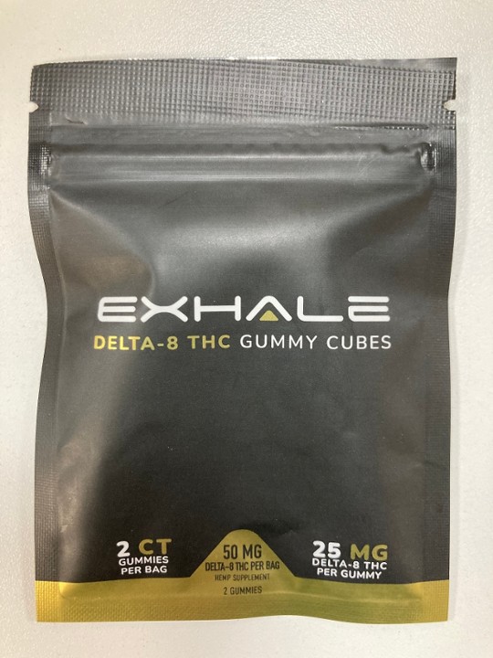 Exhale DELTA-8 Hemp Gummies 2 Pack