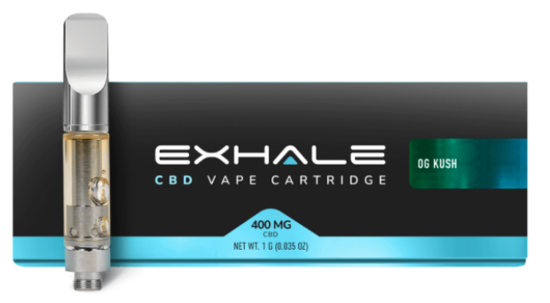 Exhale CBD Vape Cartridge 400MG OG Kush