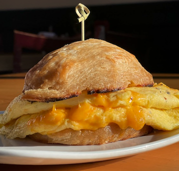 Egg and Cheddar Biscuit Sandwich