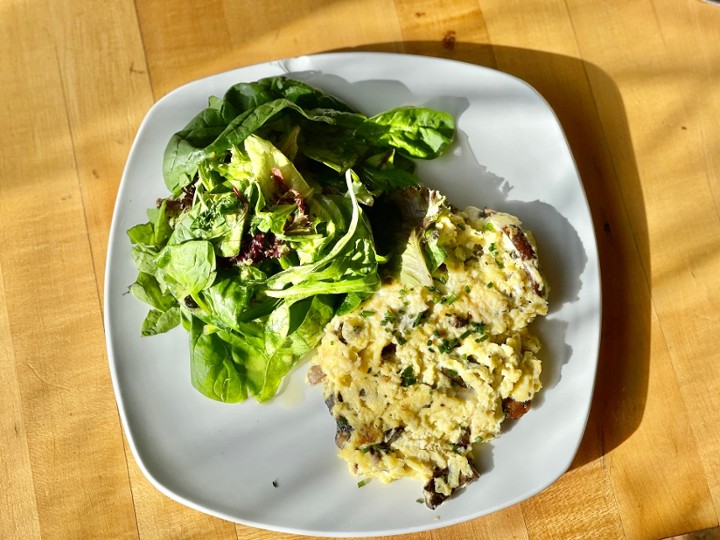 Mushroom Goat Cheese Scramble #1