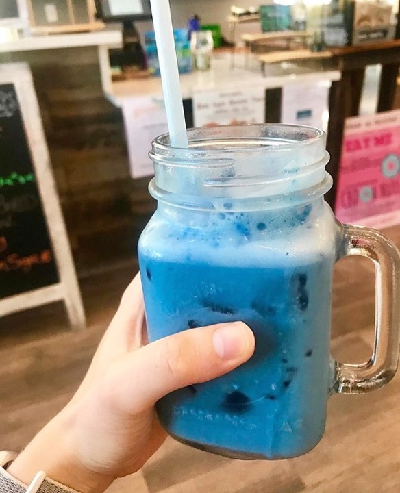 Iced Blue Majik Latte