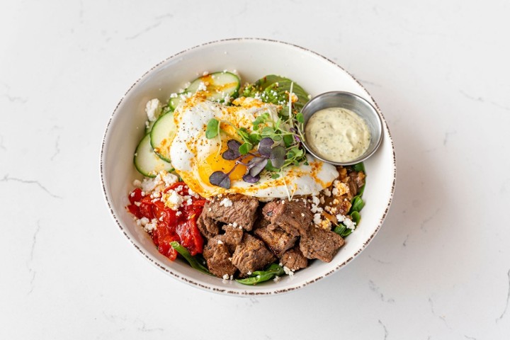 STEAK & EGG BOWL.