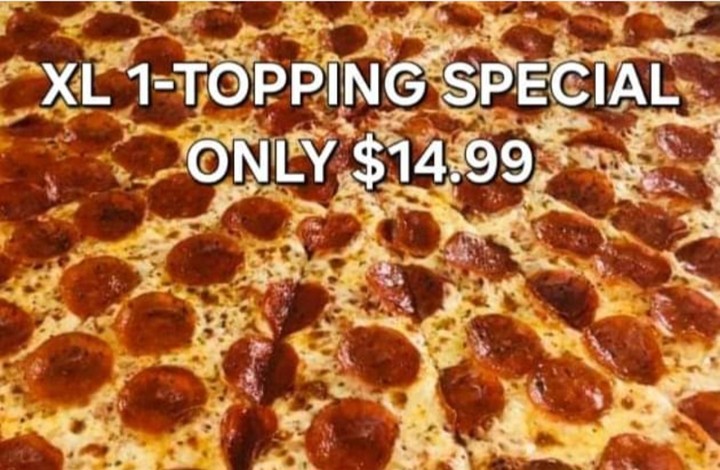 XL 1-Topping Special