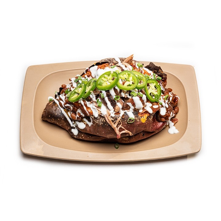 Loaded Jumbo Sweet Potater - No Meat