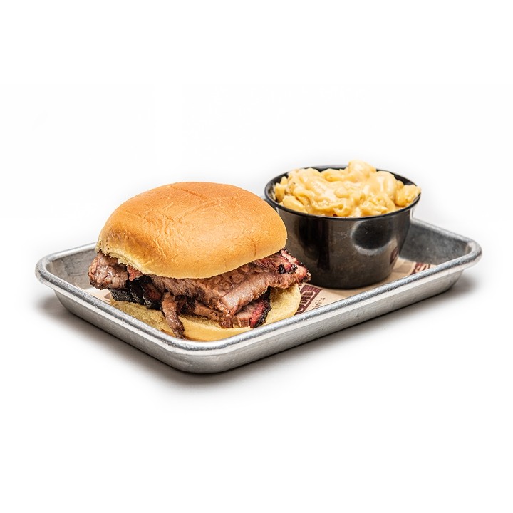 Sliced Brisket Sandwich