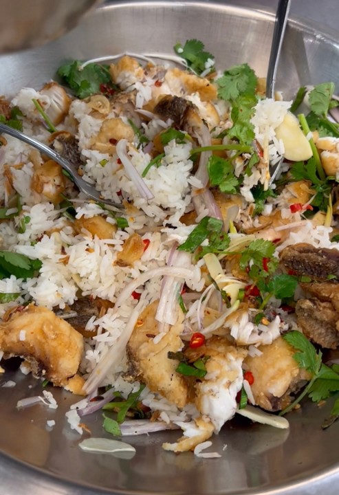 Thai Fry Fish and Rice