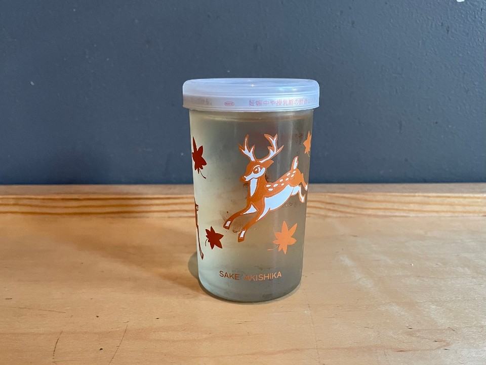 Akishika "Bambi Cup" (180 ml) Sake