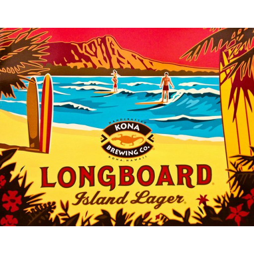 Longboard Lager, Kona Brewing Co. (12 oz. can)