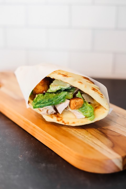 Chicken Caesar Flat Bread