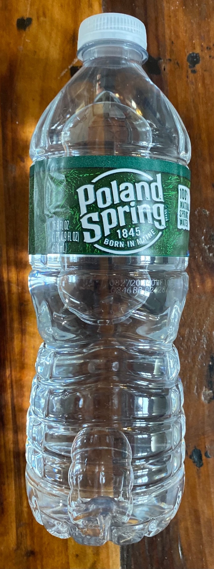 Poland Spring spring water (16 oz)