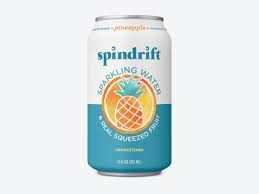 Spindrift Pineapple Soda 12 oz can