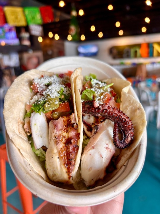 Grilled Octopus Tacos