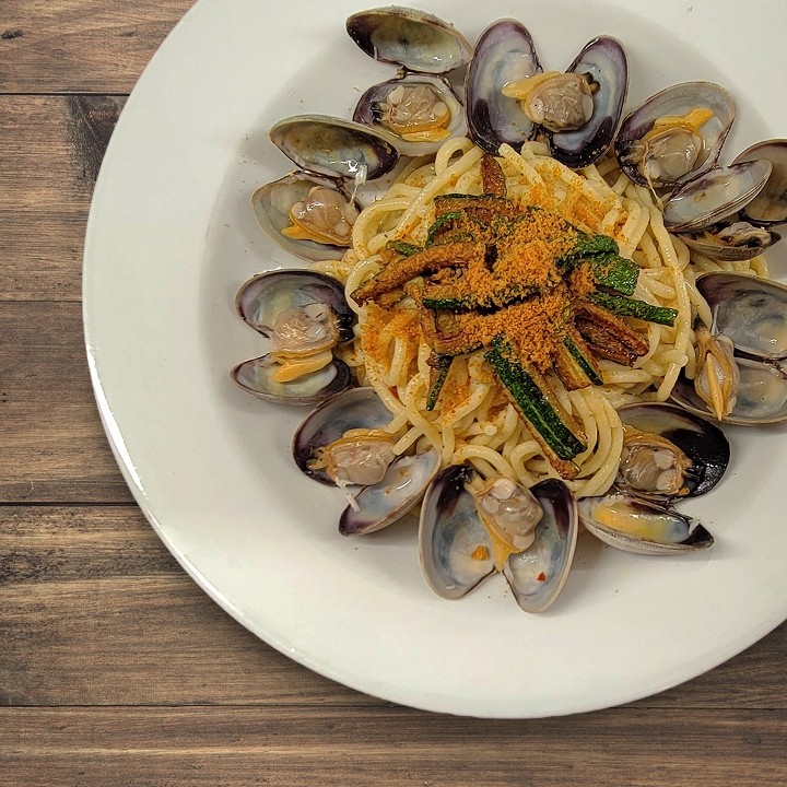 Spaghetti Vongole e Bottarga