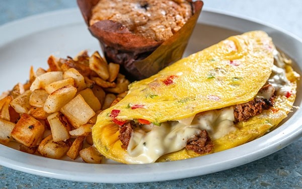 Southwest Steak & Cheese Omelet