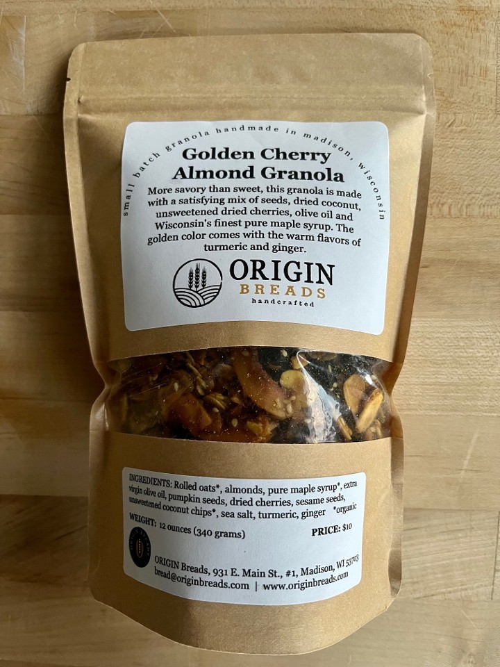 Golden Cherry Almond Granola