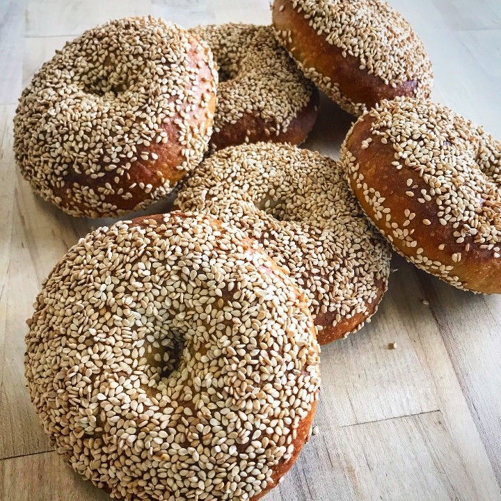 Sesame Sourdough Bagel, 6/bag