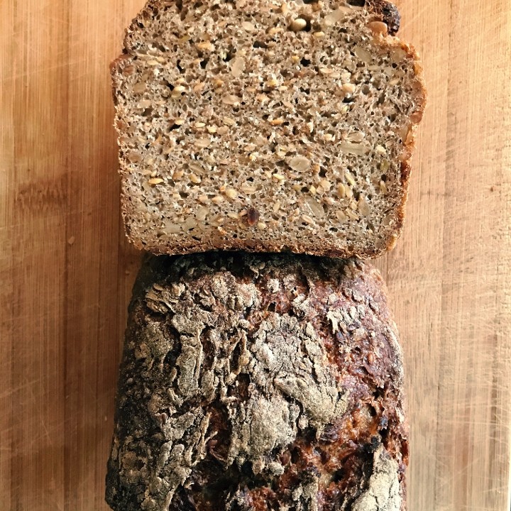100% Sprouted Rye, 24 oz. pan loaf