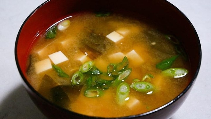 Miso Soup (contains gluten)