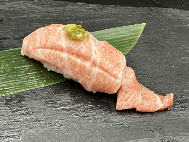 Ootoro (Heavily Marbled Tuna) Nigiri