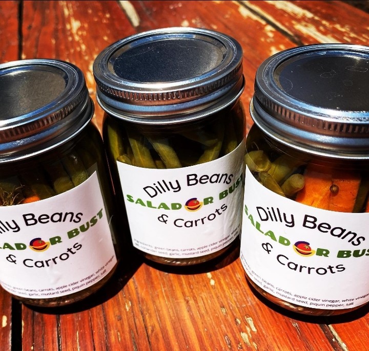 Dilly Beans and Carrots jar