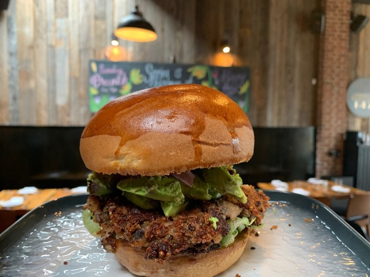 Heirloom Bean & Mushroom Burger