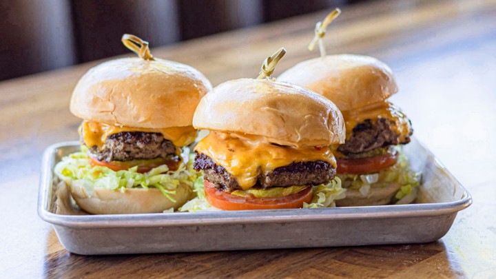 Wagyu Beef Sliders w/ Cheese