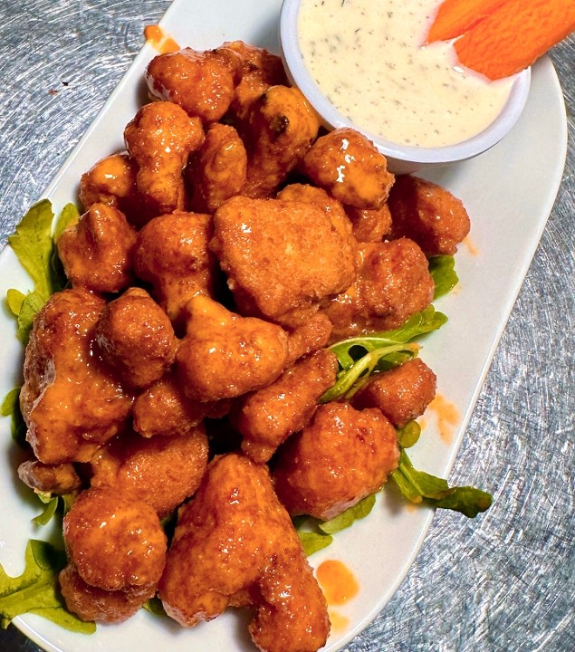 Vegan Buffalo Cauliflower Bites