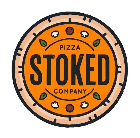 Stoked Pizza Co. Cambridge logo