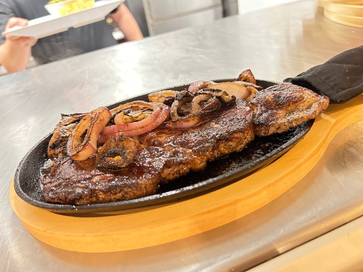 12oz Smothered Ribeye Dinner