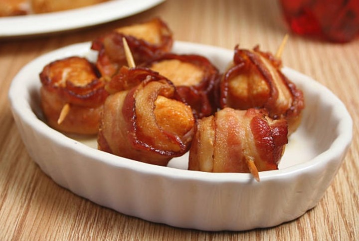 BACON WRAPPED SCALLOPS