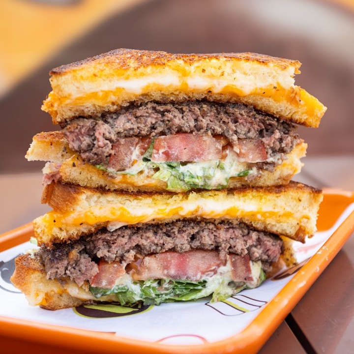 Epic Grilled Cheese Burger