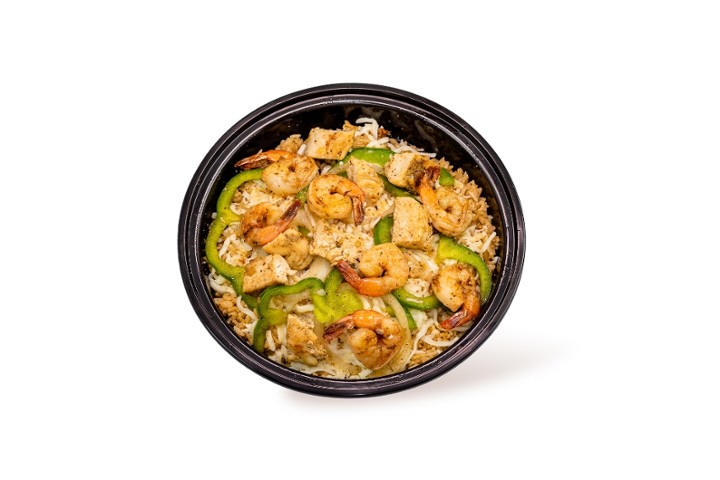 Shrimp & Chicken Cajun Rice Bowl