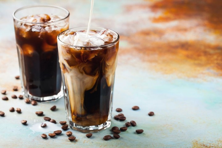 Iced Espresso Coffee | w/cream & sugar
